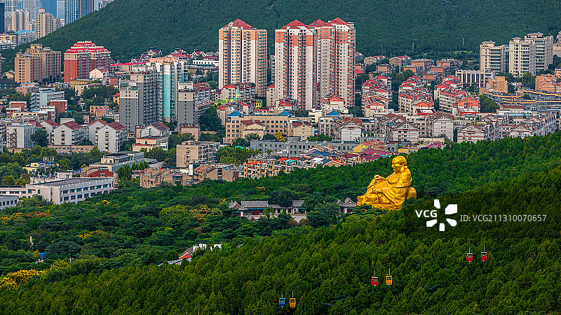 济南千佛山弥勒佛图片素材