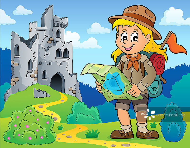 女童军主题图片8图片素材