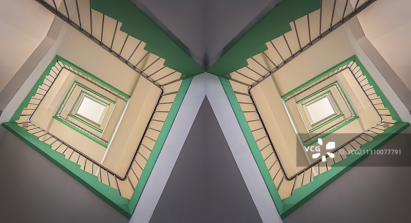 成都市万象城几何建筑设计局部纹理全景图片素材