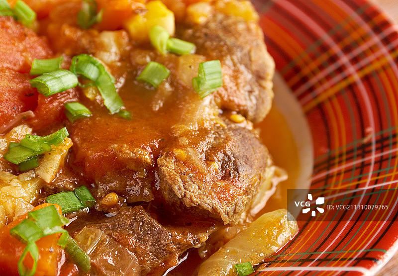 近距离的食物在盘子图片素材