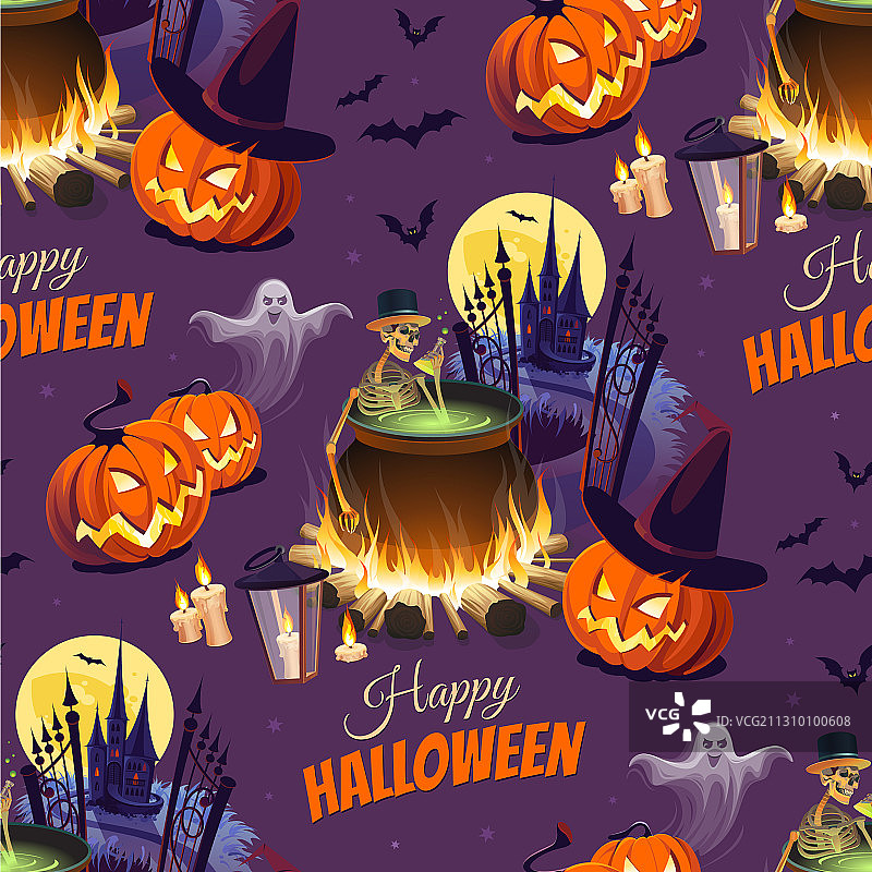 万圣节快乐与人物图片素材