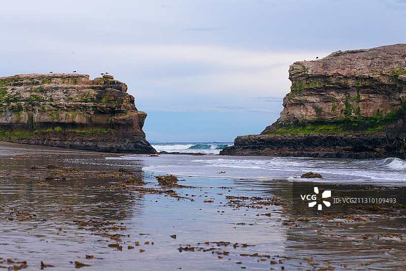 加利福尼亚州圣克鲁斯海景图片素材