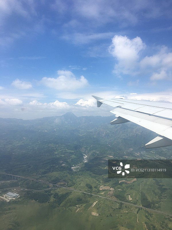 菲律宾邦板牙省安赫莱斯市的景观航拍图片素材