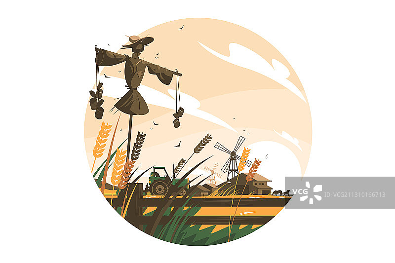 乡村自然风光图片素材