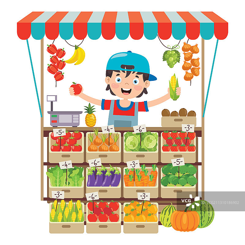 绿色食品杂货店图片素材