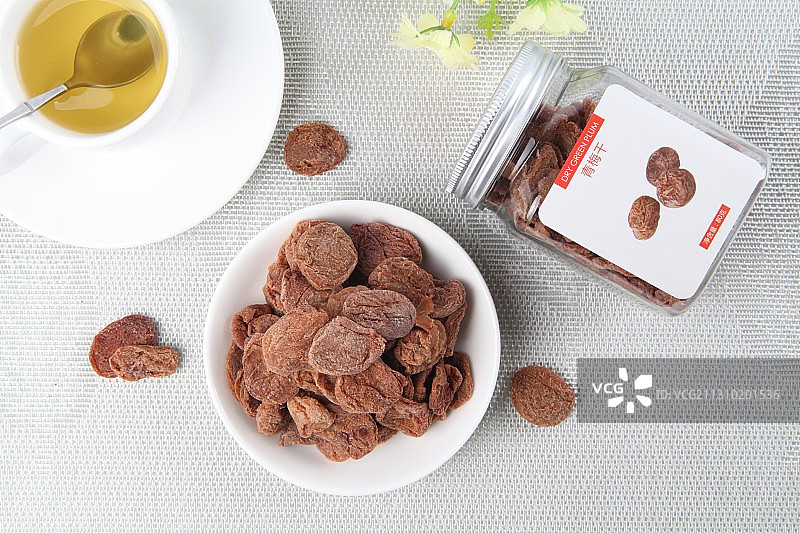 一碟话梅干图片素材