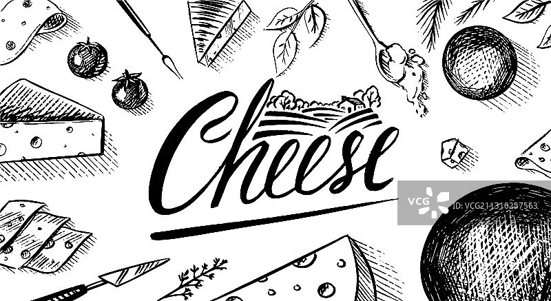 奶酪海报或banner：伊丹奶酪切片图片素材