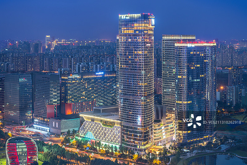 成都银泰中心图片素材