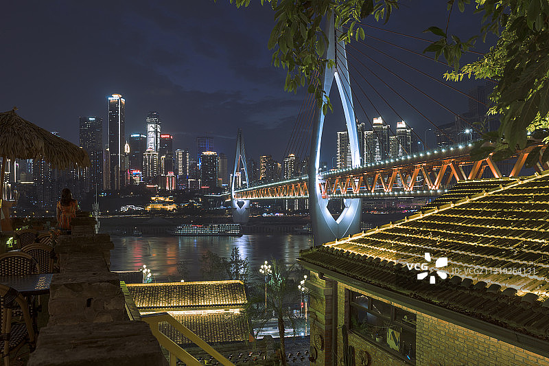 东水门大桥夜景图片素材