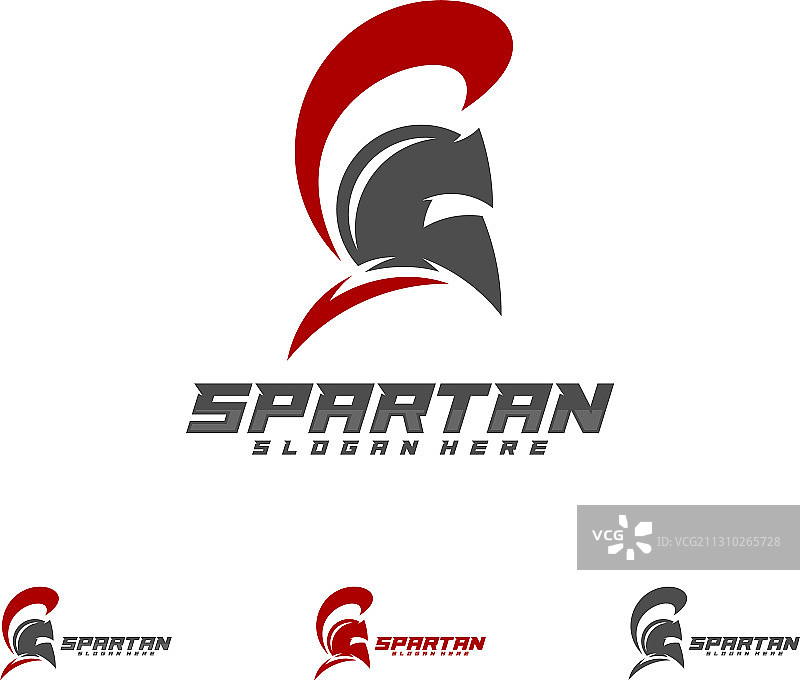 斯巴达标志设计模板图片素材