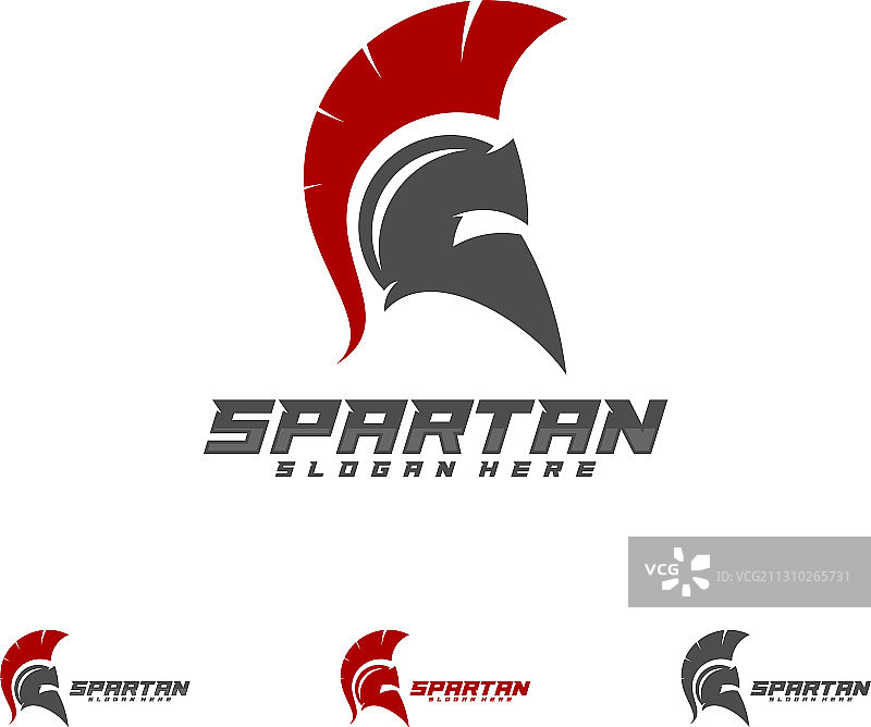 斯巴达标志设计模板图片素材