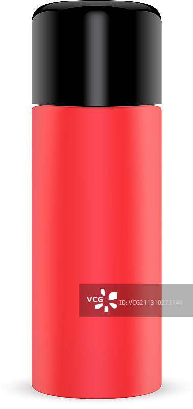 用于干粉洗发水气雾剂喷雾的化妆品罐图片素材