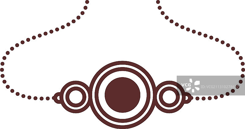 用腕带庆祝拉卡沙·班丹节图片素材