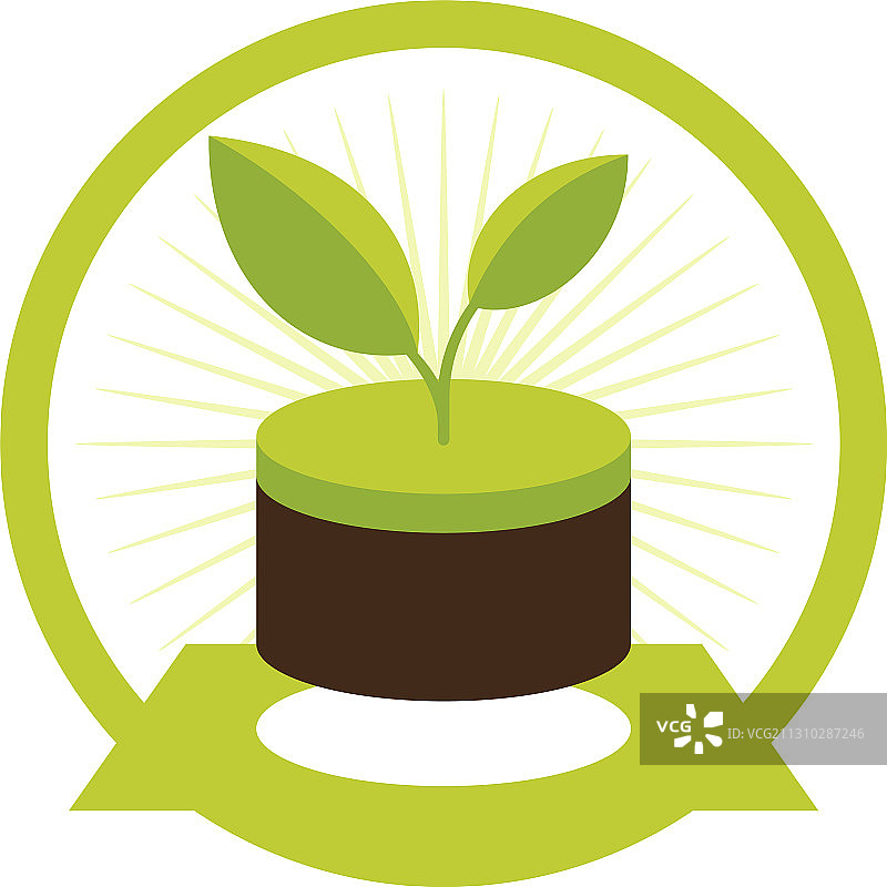 泥炭图标 - 天然有机土壤肥料图片素材