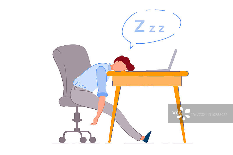 疲惫的工人隔离图片素材