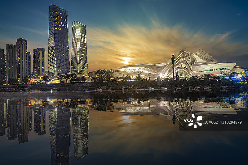 长沙梅溪湖国际艺术文化中心图片素材