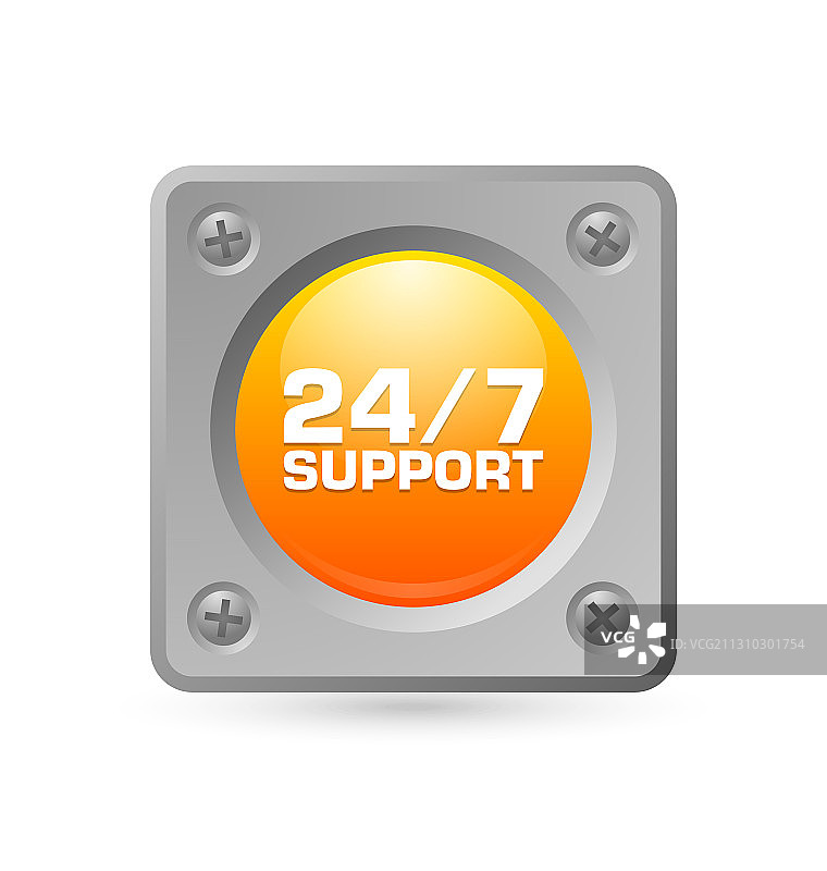 24/7技术支持图标图片素材