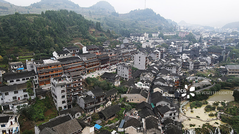 湖南湘西芙蓉镇景区图片素材