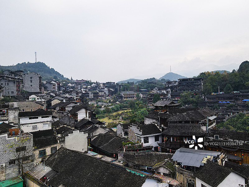湖南湘西芙蓉镇景区图片素材