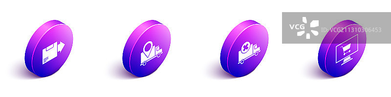 2.5D纸箱快递盒图片素材