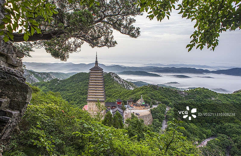 深山古寺图片素材