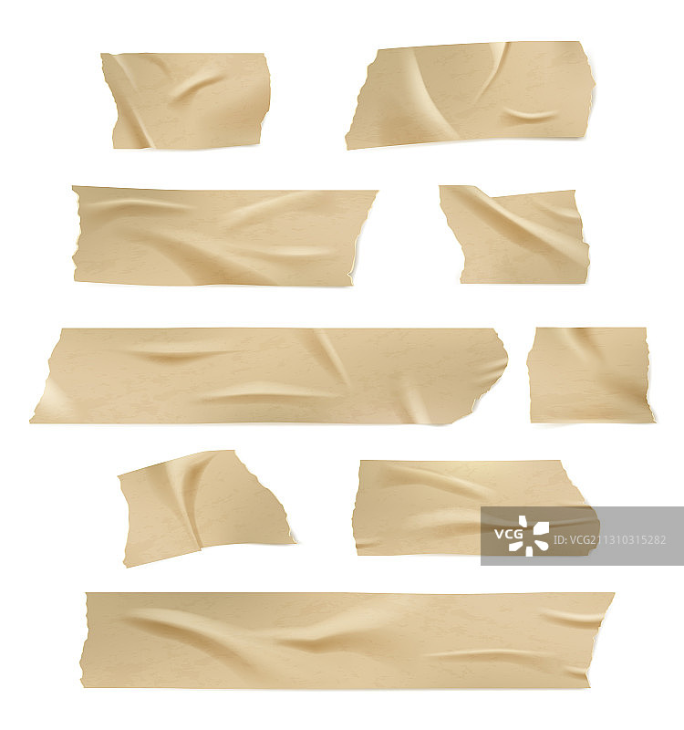 破损的胶带图片素材