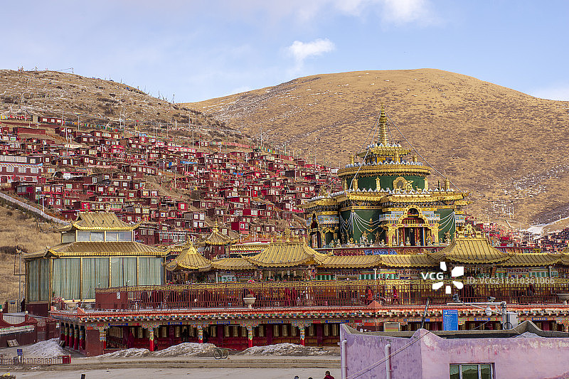 坛城（色达五明佛学院）图片素材
