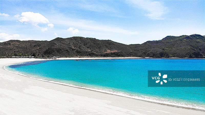 印尼龙目岛mawun海滩图片素材