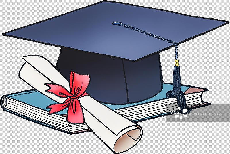 博士研究生毕业帽子元素图片素材