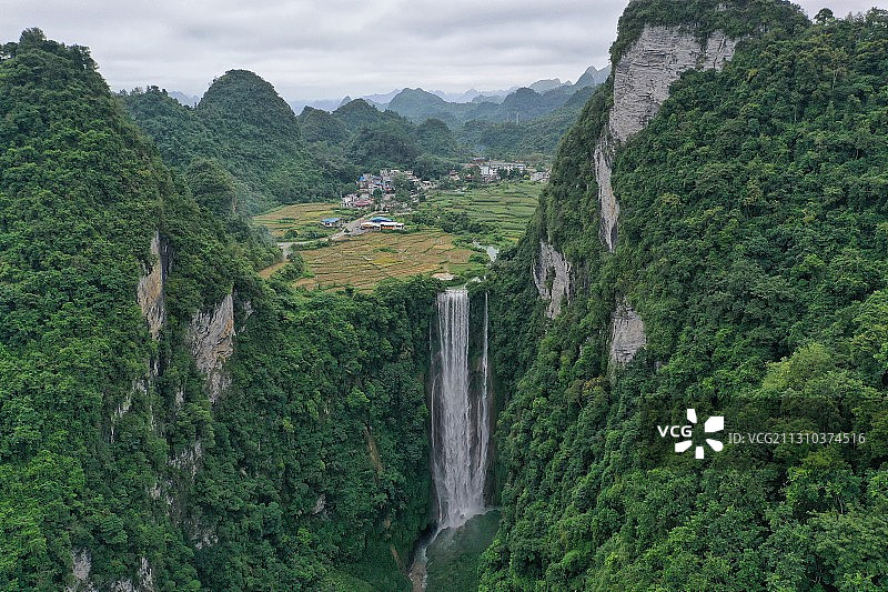 广西百色通灵大峡谷图片素材