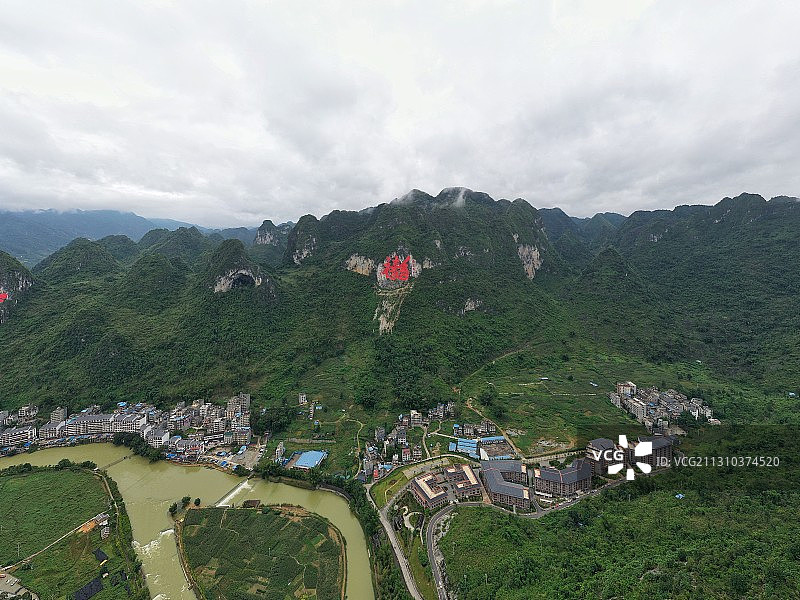 广西巴马长寿村图片素材