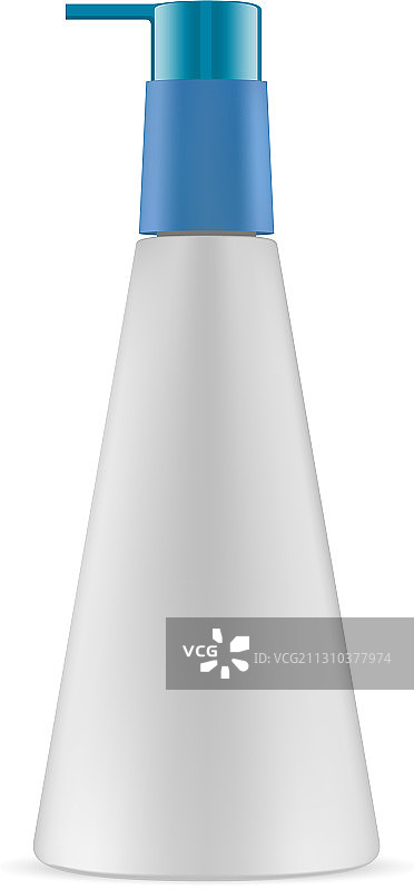 塑料化妆品泵瓶分配器模型图片素材