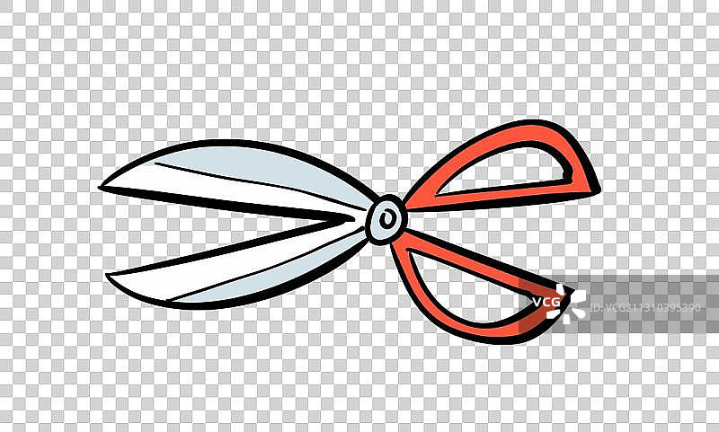 一把剪刀图片素材