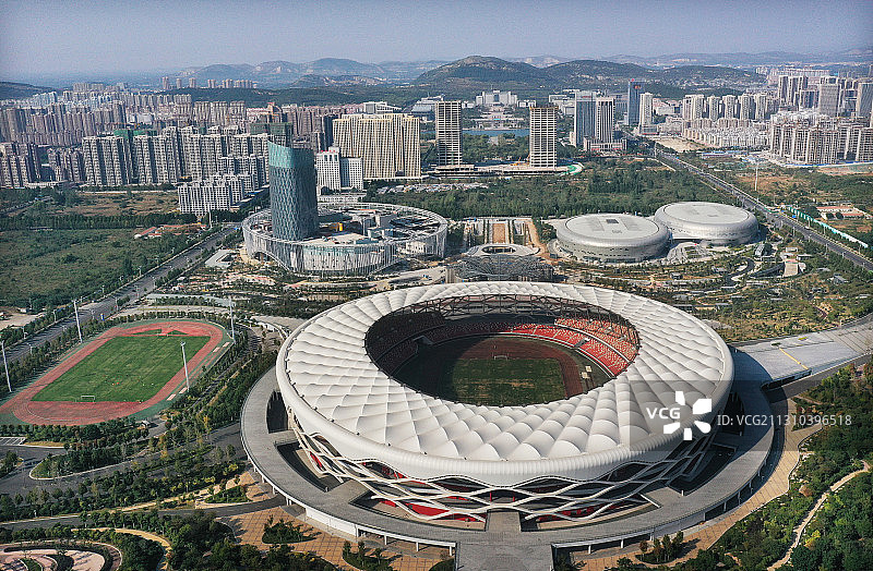 山东枣庄体育馆图片素材