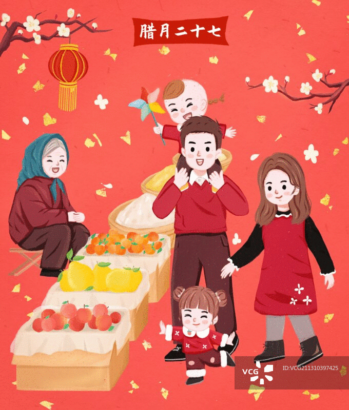 腊月二十七GIF动图图片素材