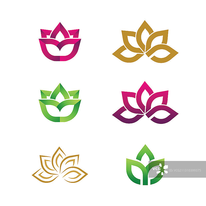 美丽莲花图标图片素材