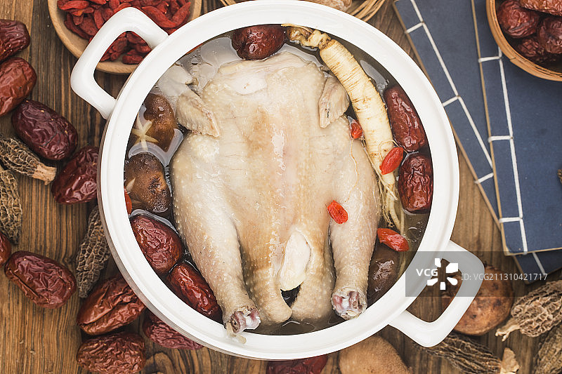 人参鸡汤图片素材