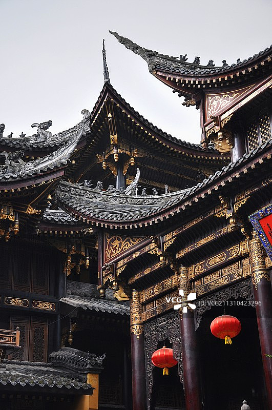 重庆罗汉寺 从北宋一直护佑着山城图片素材