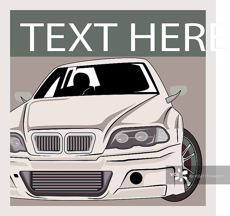 卡通复古经典汽车图片素材