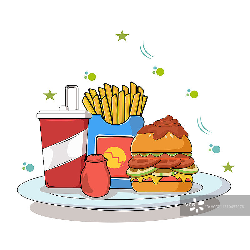 快餐（含饮品）合集图片素材