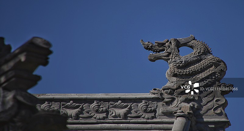 佛教圣地五台山-五爷庙图片素材