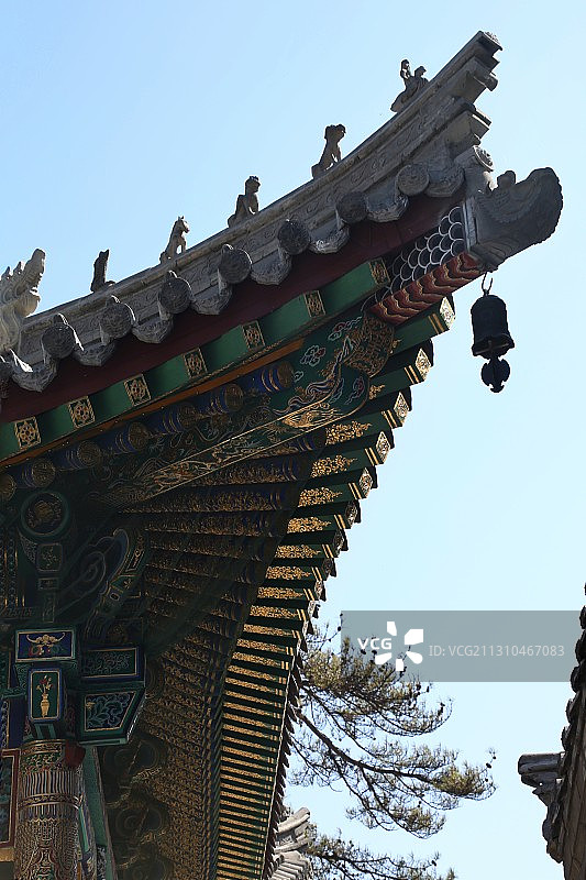 佛教圣地五台山-五爷庙图片素材