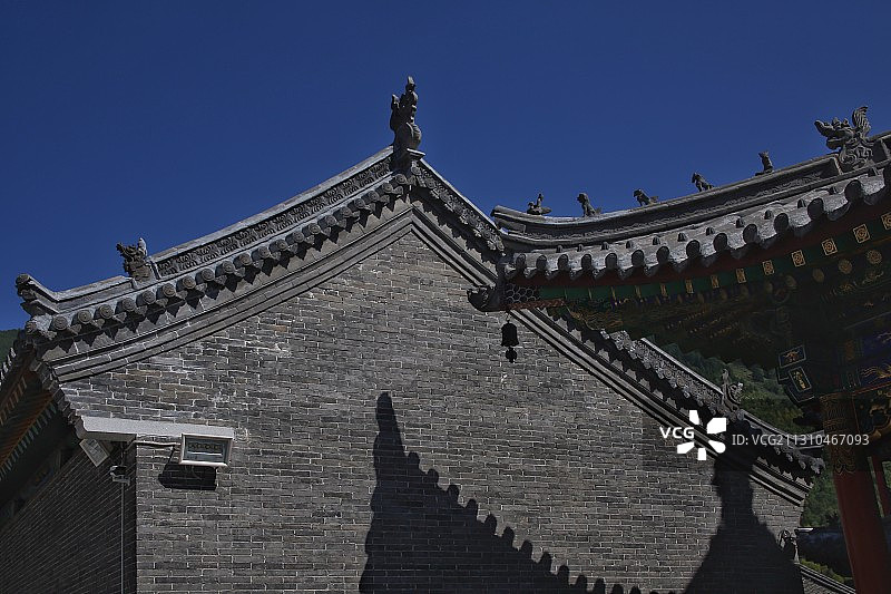 佛教圣地五台山-五爷庙图片素材