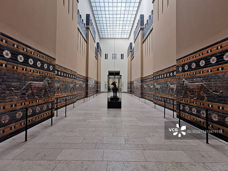 柏林佩加蒙博物馆古波斯巴比伦行进大街图片素材