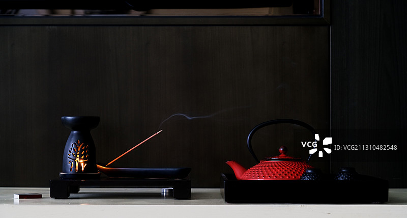 熏香与茶艺图片素材