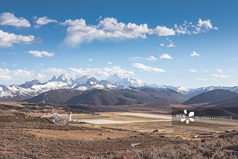 中国四川省康定市康定机场图片素材