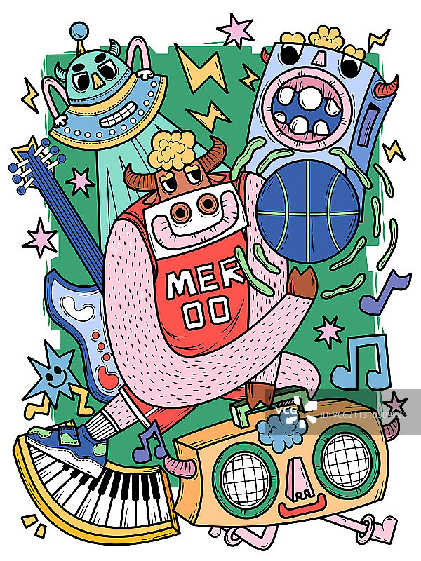 ”牛“转乾坤图片素材