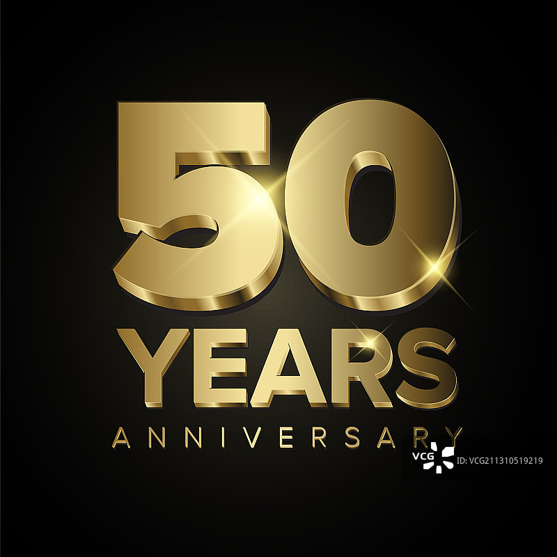 50周年纪念卡片模板图片素材