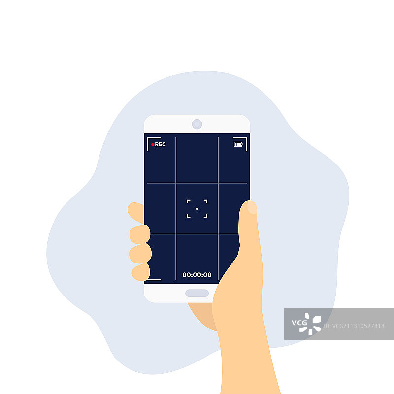 相机屏幕边框手机视频录制图片素材