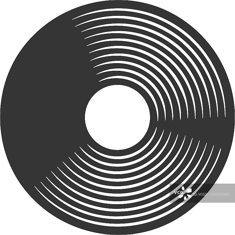 复古黑胶唱片图标图片素材